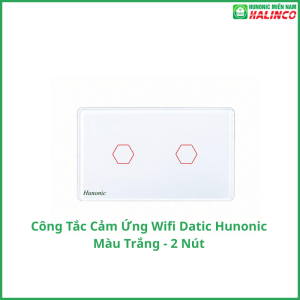 Công Tắc Cảm Ứng Wifi Hunonic Datic - Màu Trắng 14 Công Tắc Cảm Ứng Wifi Hunonic Datic
