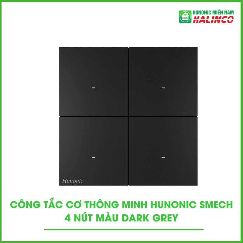 Công Tắc Cơ Thông Minh Hunonic Smech - Màu Xám 8 24