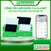 Công Tắc Cảm Ứng Wifi Hunonic Datic - Màu Đen 18 Công Tắc Cảm Ứng Wifi Hunonic Datic