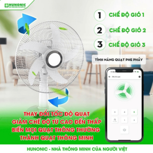 Ổ Cắm Quạt Thông Minh SK18 – Điều Khiển Qua Điện Thoại 7 Ổ Cắm Quạt Thông Minh Hunonic SK18