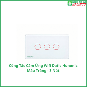 Công Tắc Cảm Ứng Wifi Hunonic Datic - Màu Trắng 15 Công Tắc Cảm Ứng Wifi Hunonic Datic
