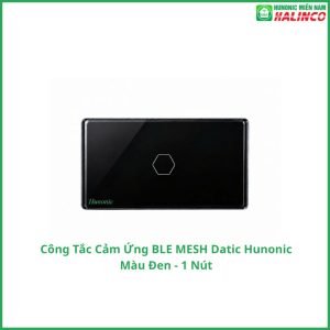 Công Tắc Cảm Ứng BLE Mesh Hunonic Datic Màu Đen 13 6