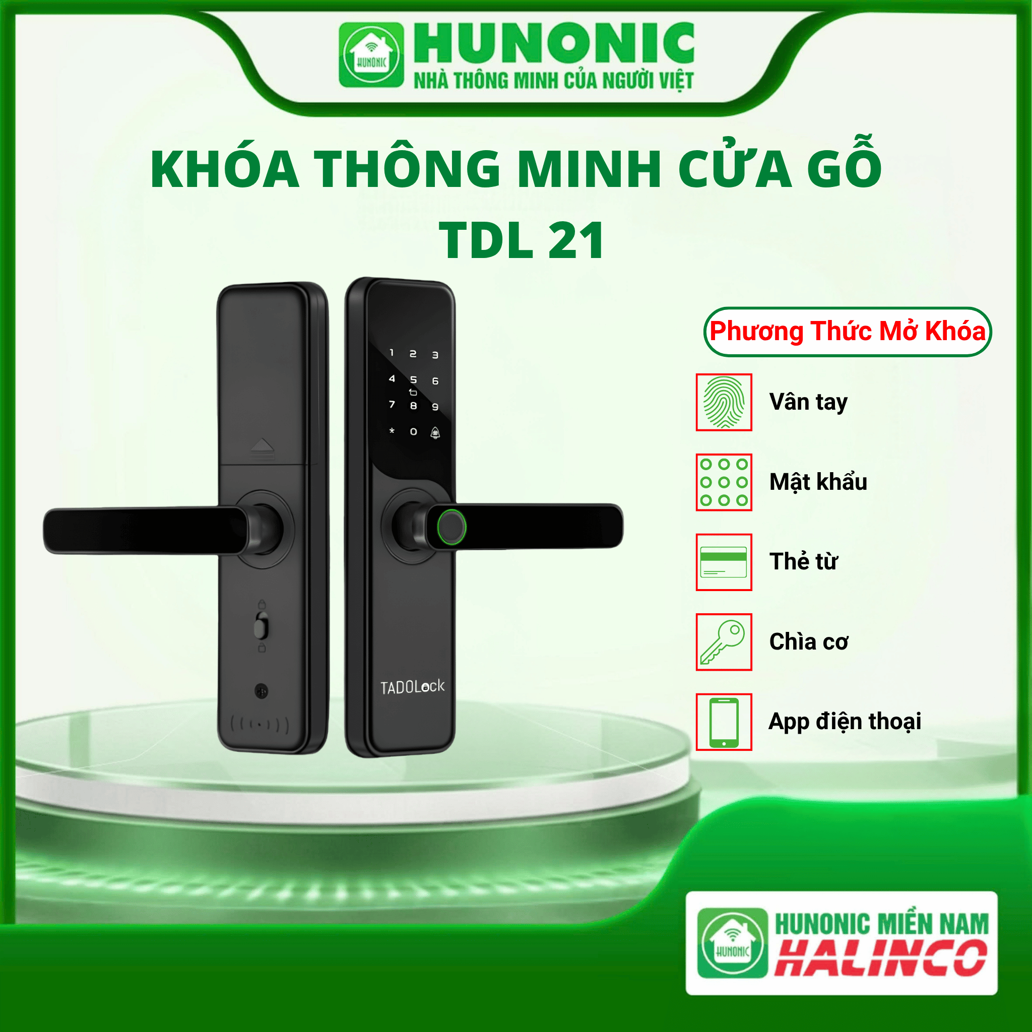 Khoá Thông Minh Cửa Gỗ TDL 21 1 Khoá Thông Minh TDL 21