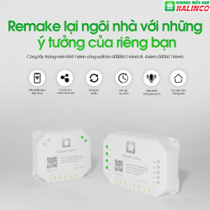 Công Tắc Thông Minh Hunonic Lahu 1 Kênh Công Suất Lớn 4000W- Điều Khiển Từ Xa