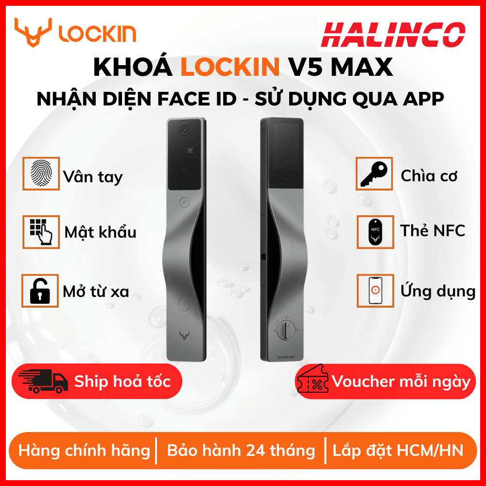 Khoá Thông Minh Xiaomi Lockin V5 Max 1 9