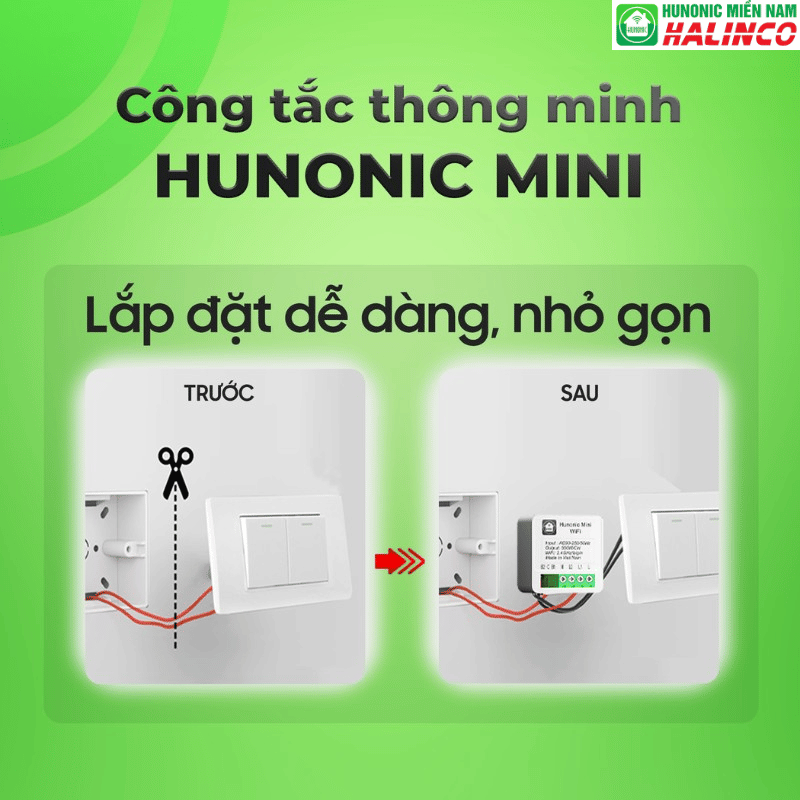 Công Tắc Điều Khiển Từ Xa Hunonic Mini 5 9