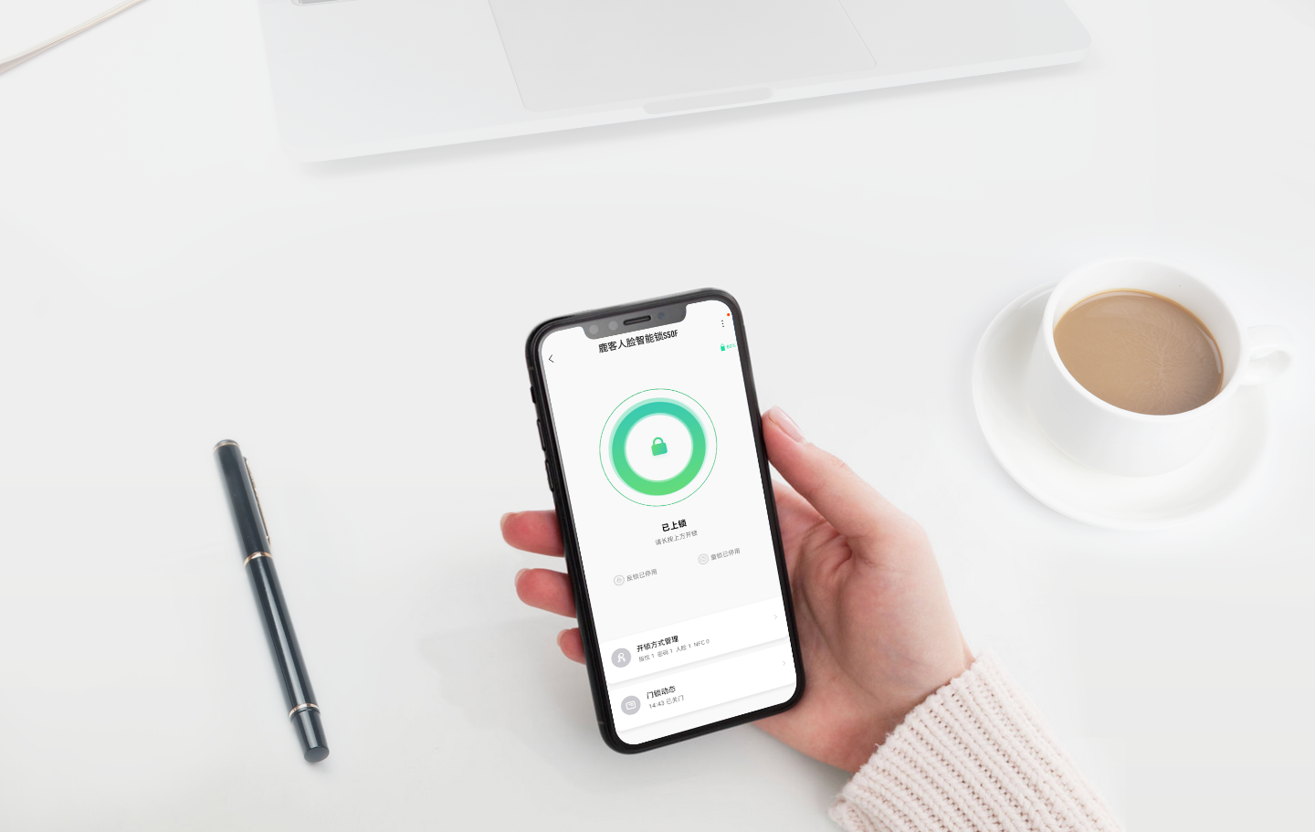 Khoá Thông Minh FaceID Xiaomi Lockin S50F 10 Alarm Banner Desk