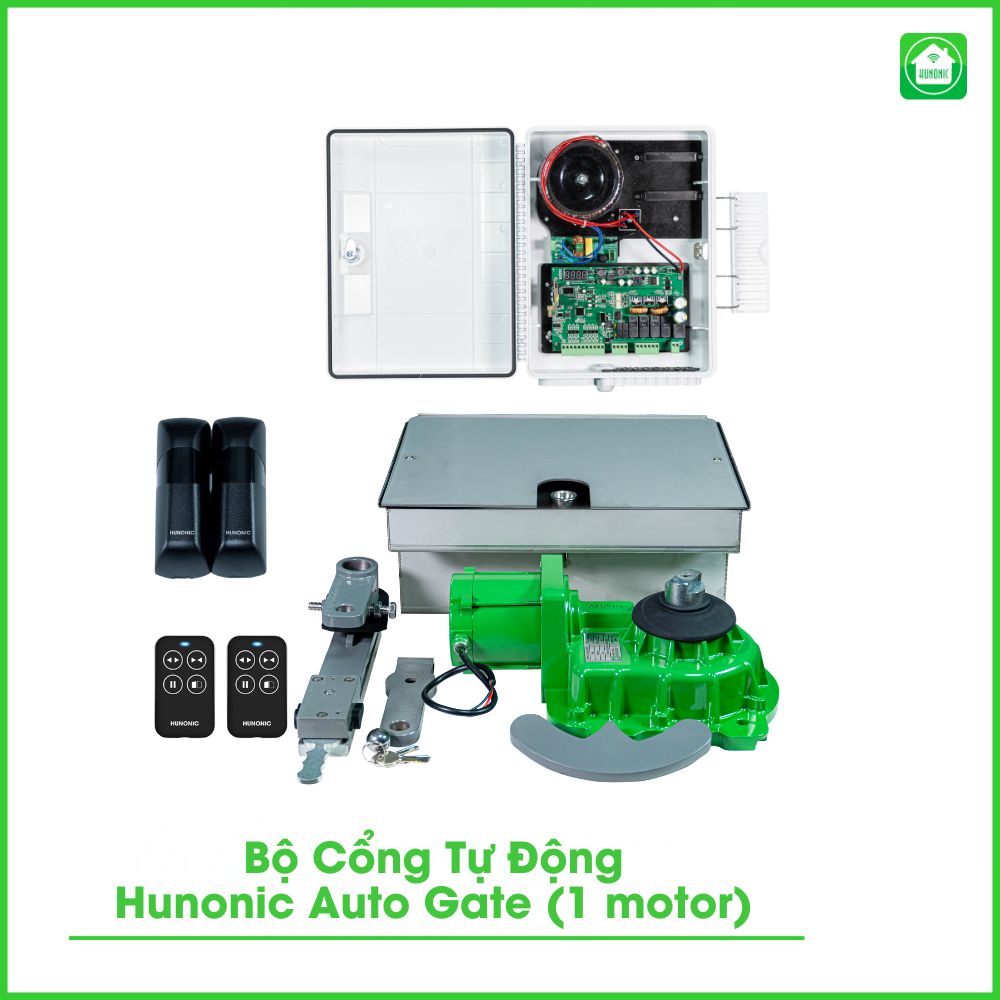 Cổng Tự Động Hunonic Auto Gate V2 (Bộ 1 motor) 1 Bo Cong Tu Dong V2 1 Motor