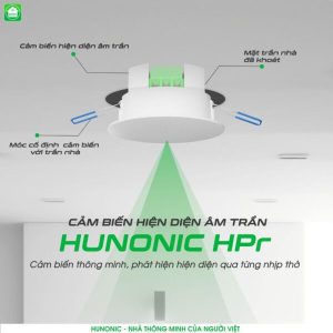 Cảm Biến Hiện Diện Wifi Âm Trần Hunonic HPR