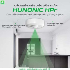Cảm Biến Hiện Diện Wifi Ốp Trần Hunonic HPR