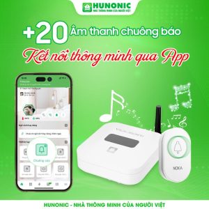 Chuông Cửa Thông Minh HUNONIC NOKA – An ninh tối ưu – Bảo mật tuyệt đối 9 Chuông Cửa Noka