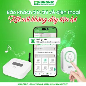 Chuông Cửa Thông Minh HUNONIC NOKA – An ninh tối ưu – Bảo mật tuyệt đối 10 Chuong Cua Thong Minh Noka1