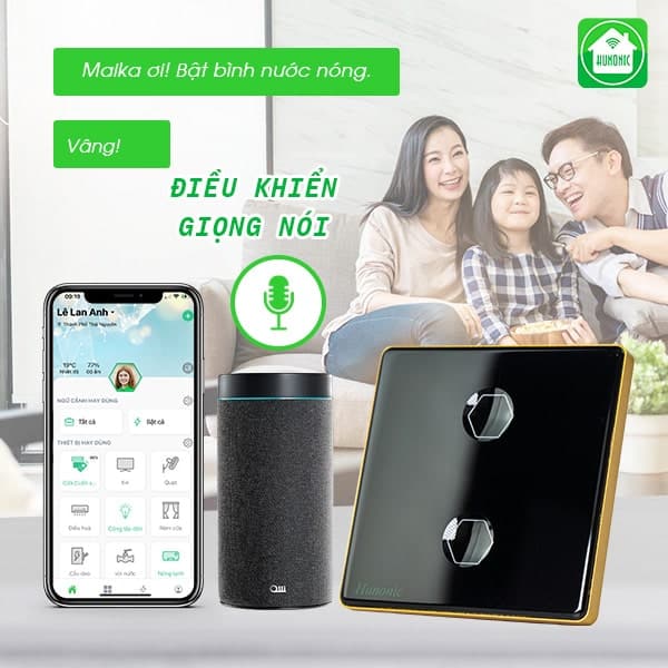 Công Tắc Hunonic Premium Hình Vuông 4 Cong Tac Hunonic Premium Hinh Vuong 10