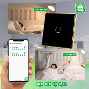 Công Tắc Hunonic Luxury Hình Vuông