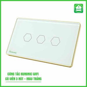 Cong Tac Hunonic Wifi Co Vien 3 Nut Mau Trang (1)