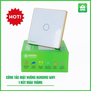 Công Tắc Cảm Ứng Wifi Hunonic Hình Vuông ( Màu Trắng ) 11 Cong Tac Hunonic Wifi Mat Vuong 2