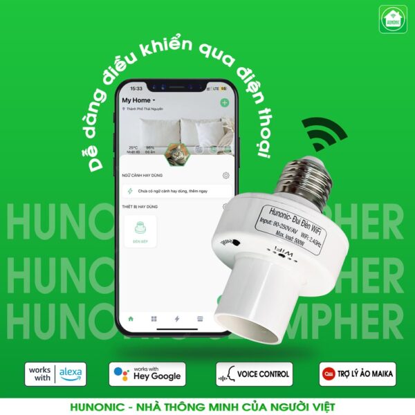 Đui Đèn Thông Minh Wifi Hunonic – Tối Ưu Hóa Trải Nghiệm Chiếu Sáng 4 Dui Den Thong Minh2 600x600