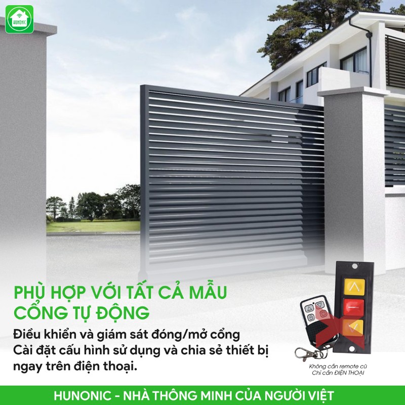 Công Tắc Cảm Ứng Cổng Tự Động Wifi Hunonic Gate 6 Hunonic Gate1