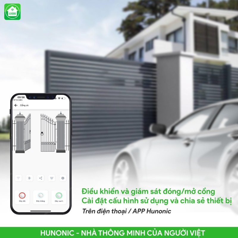 Công Tắc Cảm Ứng Cổng Tự Động Wifi Hunonic Gate 7 Hunonic Gate2
