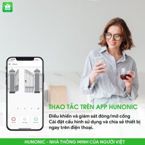 Công Tắc Cảm Ứng Cổng Tự Động Wifi Hunonic Gate 18 Hunonic Gate3