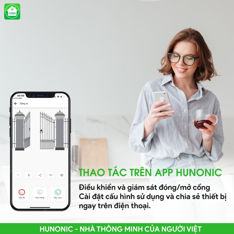 Công Tắc Cảm Ứng Cổng Tự Động Wifi Hunonic Gate 8 Hunonic Gate3