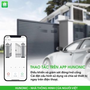 Công Tắc Cảm Ứng Cổng Tự Động Wifi Hunonic Gate 19 Hunonic Gate4