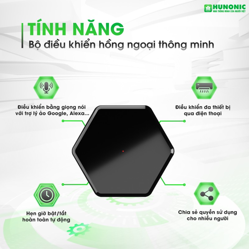 Bộ Điều Khiển Hồng Ngoại Hunonic IR Smart 14 Bộ Điều Khiển Hồng Ngoại Hunonic IR Smart