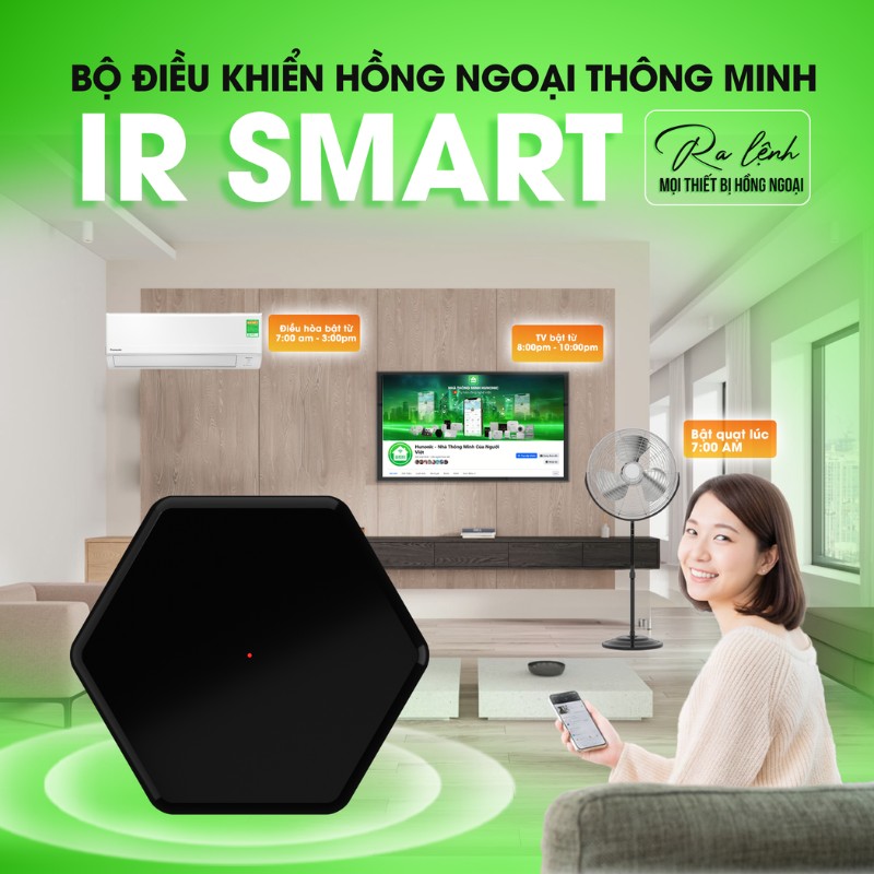 Bộ Điều Khiển Hồng Ngoại Hunonic IR Smart 5 Ir Smart3