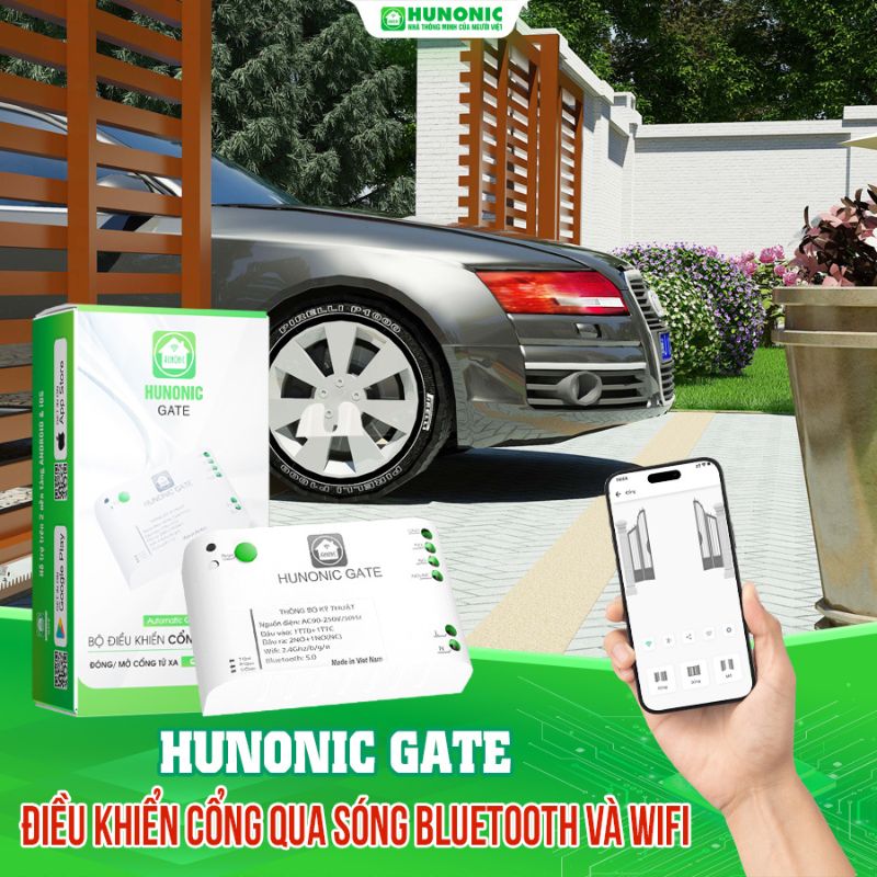 Bộ Điều Khiển Cổng Tự Động Wifi HUNONIC GATE 11 Bộ Điều Khiển Cổng Tự Động Wifi HUNONIC GATE