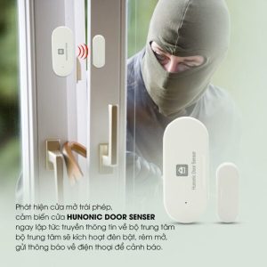Bộ cảm biến cửa BLE Mesh Hunonic Door Sensor