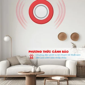 Chuông Đèn Báo Cháy SafeFire HM2WD-W 7 Chuông Đèn Báo Cháy SafeFire HM2WD-W