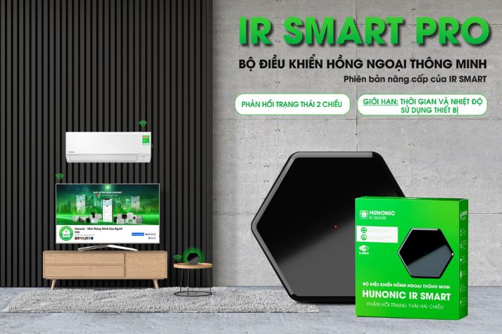 Bộ Điều Khiển Hồng Ngoại Hunonic IR Smart Pro 17 Bộ Điều Khiển Hồng Ngoại Hunonic IR Smart Pro