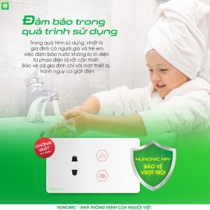 Ổ Cắm Máy Bơm Chống Giật An Toàn Hunonic SPS 6 Tinh Nang O Cam May Bom Sps1