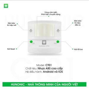 Thiết Bị Chống Trộm Và Báo Khách Wifi Hunonic CT01 15 Tinh Nang Thiet Bi Chong Trom 600x603