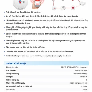 Đầu Báo Cháy Khói Không Dây SafeFire SFX Base