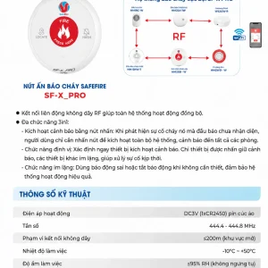 Nút Ấn Báo Cháy SafeFire SF-X Pro