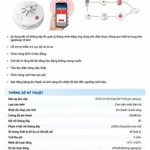 Đầu Báo Nhiệt Không Dây SafeFire SF-X Base