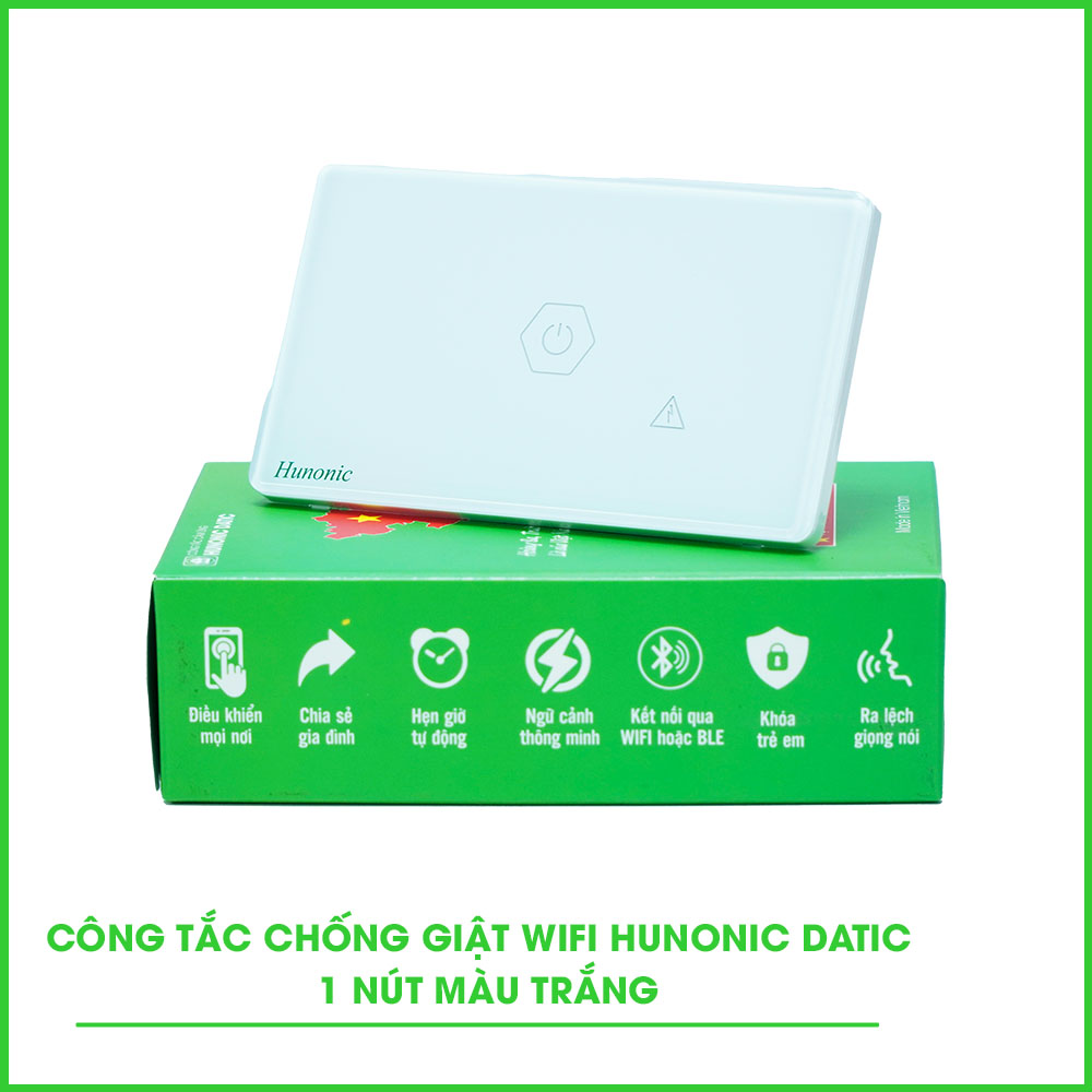 Công Tắc Chống Giật Wifi Hunonic Datic 6 Wifi Hunonic Datic Chong Giat Trang 1
